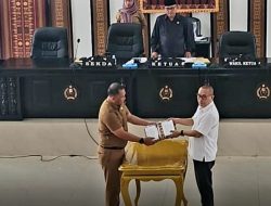 Pemda Konawe Serahkan Dokumen Rancangan Kebijakan Umum Dan Perubahan APBD Dan PPAS-P Tahun 2023 Ke DPR