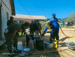 Pemda Konawe Salurkan Air Bersih Di dua Kecamatan Yang Terdampak Kekeringan