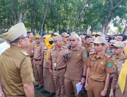 Pemda Konawe Gelar Apel Gabungan Harmin Ramba: Seorang ASN Harus Patuh Dan Taat Pada Pancasila