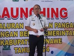Pemda Konawe Lounching Penyaluran Bantuan Pangan Cadangan Beras Pemerintah