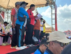 Lomba Gerak Jalan Meriahkan HUT RI ke-79 di Konawe: Peserta Tempuh 17 Kilometer dengan Semangat dan Kompak