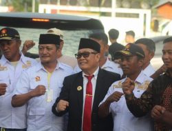 Harmin Ramba Hadiri Pelantikan Anggota DPRD Konawe Terpilih, Ketua DPC Gerindra ini Ucapkan Selamat