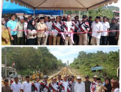 Ketua DPD Gerindra Sultra Resmikan Pembangunan Jalan dan Jembatan di Sampara, Warga Ucapkan Terima Kasih