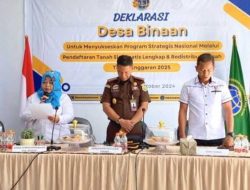 Kantor Pertanahan Konawe Deklarasikan Desa Binaan untuk Sukseskan Program Strategis Nasional