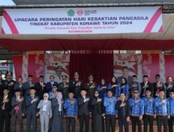 Konawe Gelar Upacara Hari Kesaktian Pancasila, Kapolres: Mari Refleksi dan Jaga Nilai-Nilai Pancasila