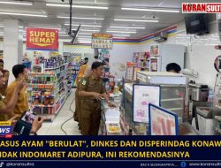 Kasus Ayam “Berulat”, Dinkes dan Disperindag Konawe Sidak Indomaret Adipura, Ini Rekomendasinya