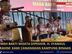 Kemah Bakti Wisata Dipesisir, H. Syamsul Ibrahim: Kami Canangkan Kampung Binaan