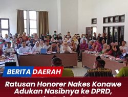 Ratusan Honorer Nakes Konawe Adukan Nasibnya ke DPRD, Ketua: Kita Berjuang Bersama