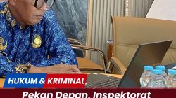 Pekan Depan, Inspektorat Konawe Jadwalkan Sidang TPTGR  Kasus Makan Minum Rp. 9 Miliar Lebih