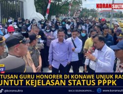 Ratusan Guru Honorer di Konawe Unjuk Rasa, Tuntut Kejelasan Status PPPK