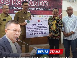Serahkan Langsung Bantuan Untuk Bencana Aceh, Wabup Konawe: Semoga Aceh segera pulih dan bangkit