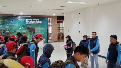 Tumpangi Garuda, Kontingen Jamnas XII Konawe Tiba di Daerah, Wabup Syamsul Titip Pesan Kedisiplinan dan Kemandirian